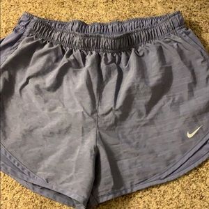 Purple Nike dri-fit short
